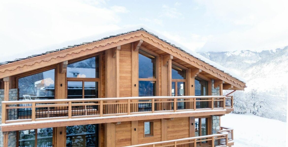 A louer Chalet ski-in ski-out Courchevel 1300 Le Praz