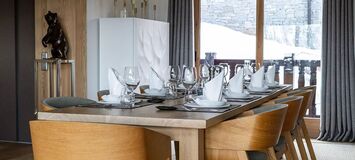 Just a few steps from the centre of Courchevel 1850 village,