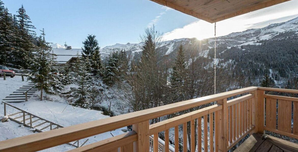 Le chalet situé sur la route de la Renarde 