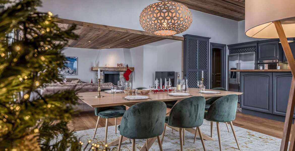 Flat 99m² duplex - Courchevel 1850 - 6 people - skis on