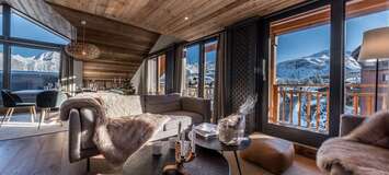 Flat 99m² duplex - Courchevel 1850 - 6 people - skis on