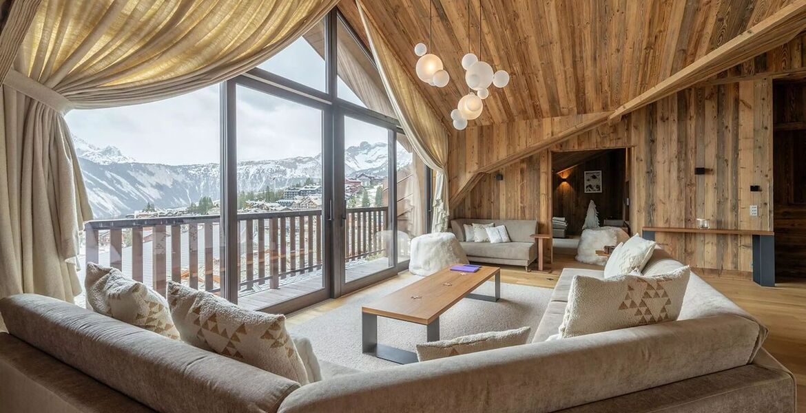 Luxe Penthouse avec accès skis aux pieds à Courchevel 1850