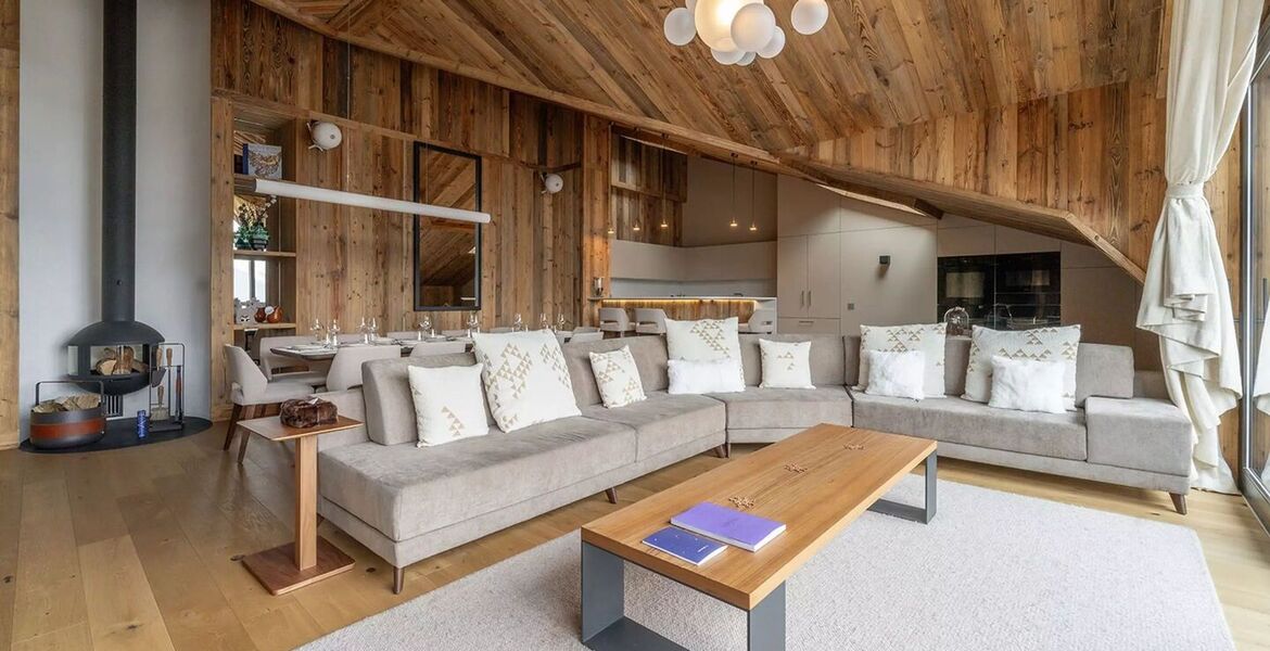 Luxe Penthouse avec accès skis aux pieds à Courchevel 1850