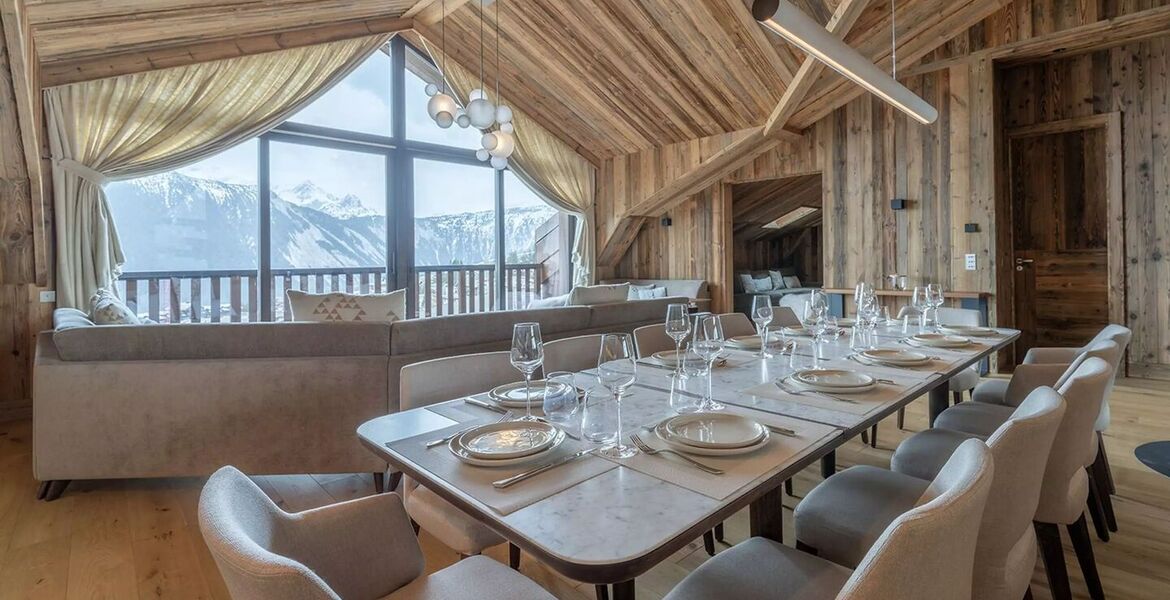 Luxe Penthouse avec accès skis aux pieds à Courchevel 1850