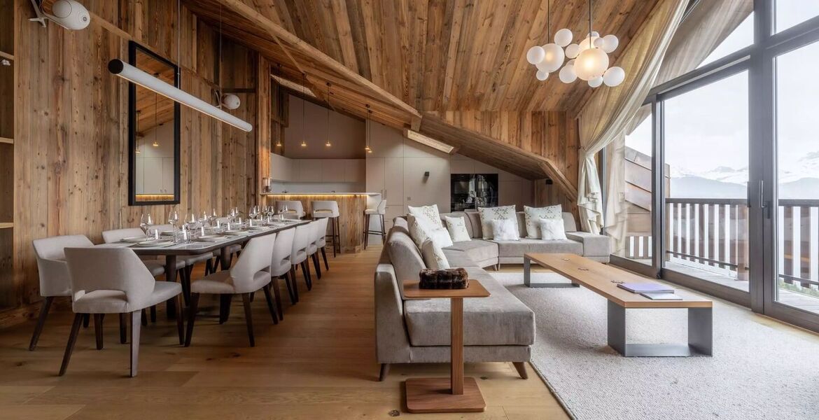 Luxe Penthouse avec accès skis aux pieds à Courchevel 1850