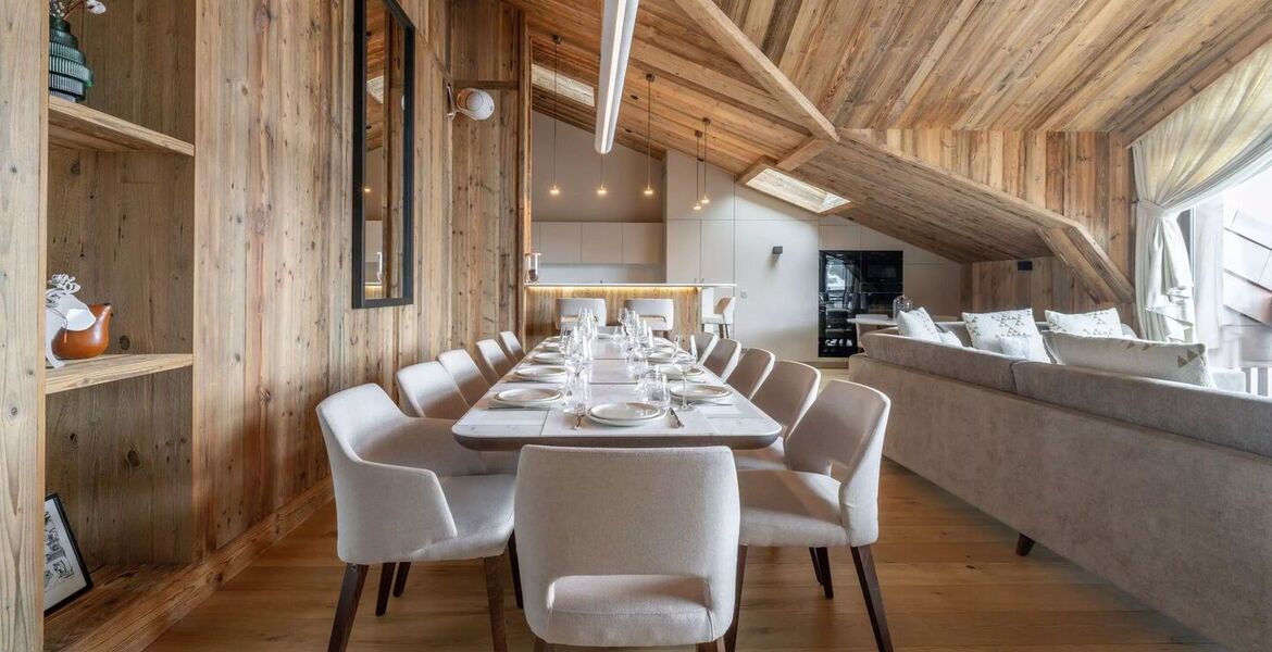 Luxe Penthouse avec accès skis aux pieds à Courchevel 1850