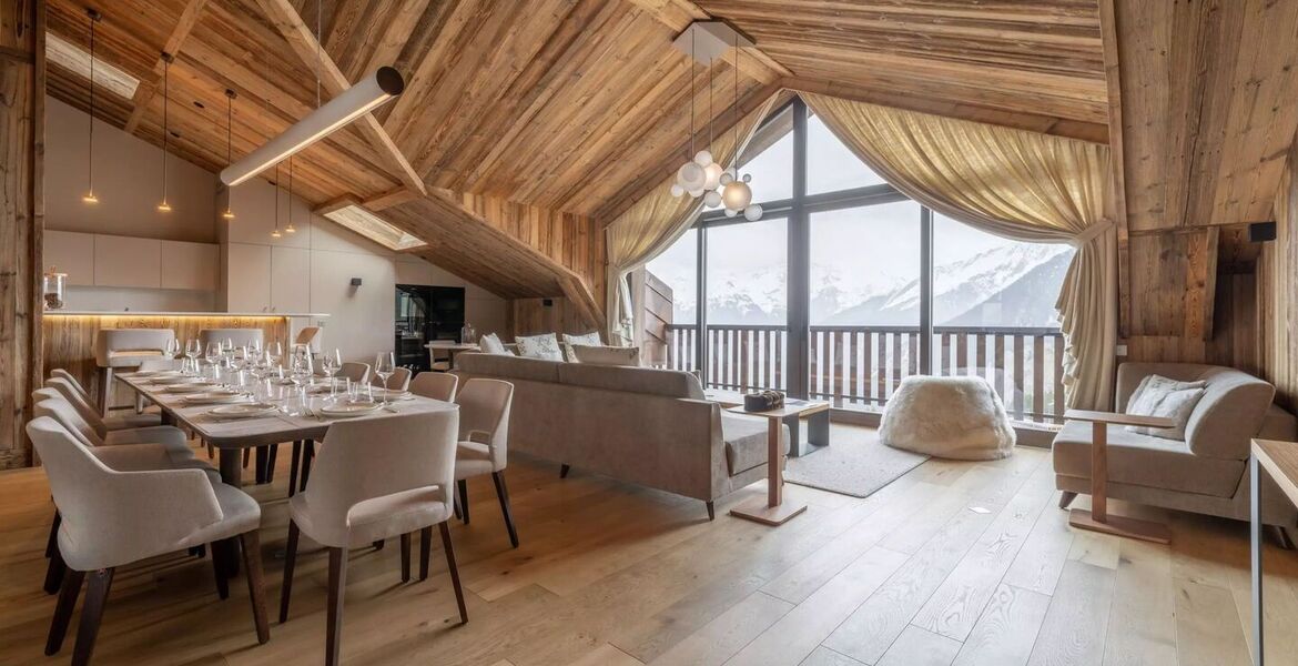 Luxury Ski-in/Ski-out Penthouse Chalet in Courchevel 1850