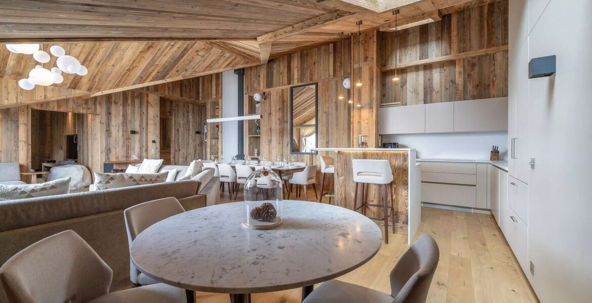 Luxe Penthouse avec accès skis aux pieds à Courchevel 1850