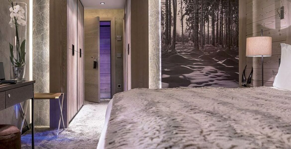 La suite de 130 m2 à Courchevel 1850 à louer avec 2 chambres