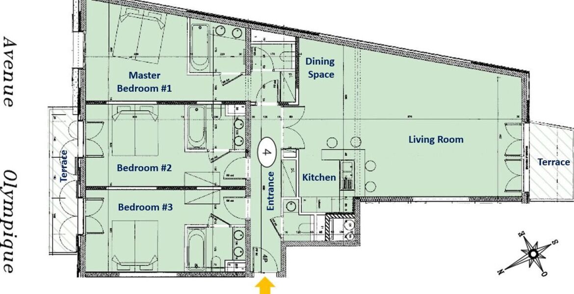 Appartement standard à Val D'Isère dans une résidence Appart