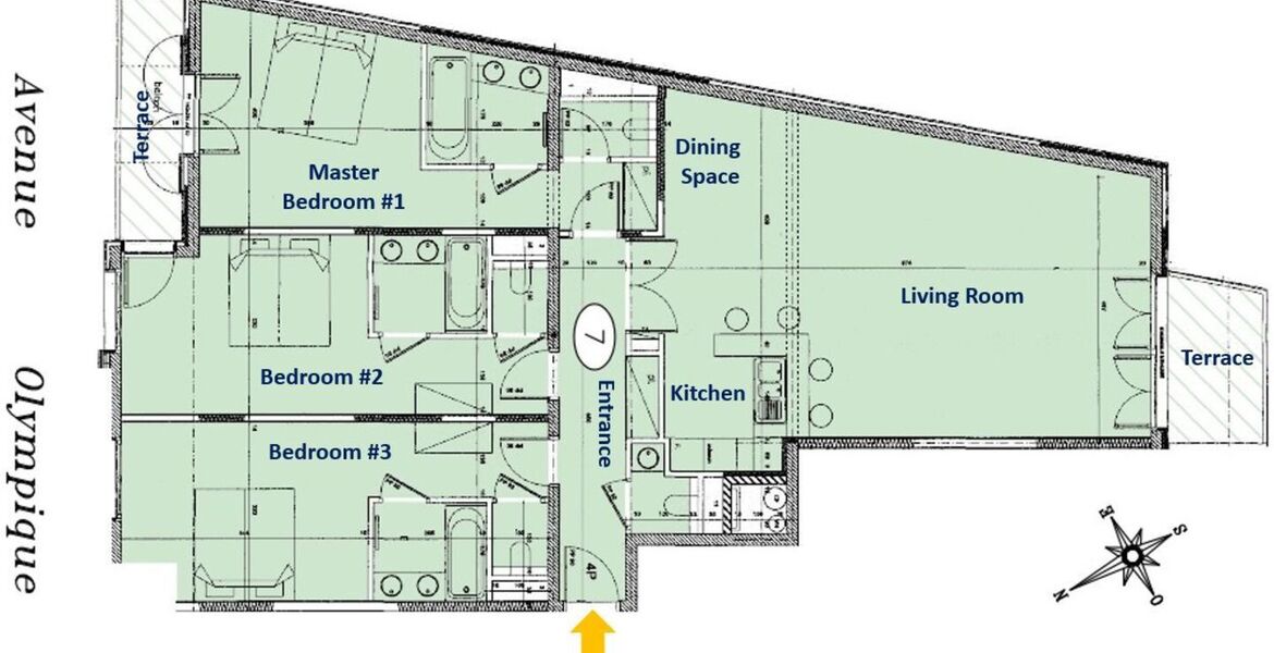 Appartement à louer à Val d'Isère