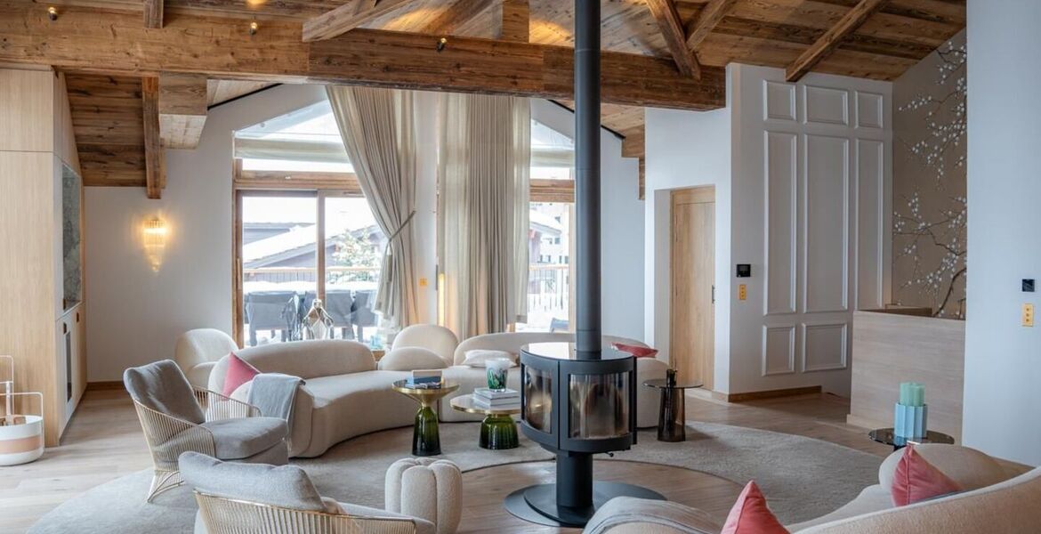 Triplex penthouse for rent in Val d'Isere