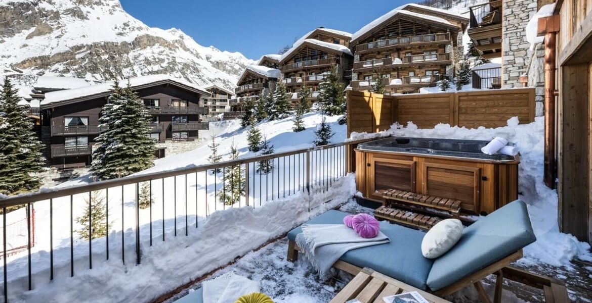 Triplex penthouse for rent in Val d'Isere