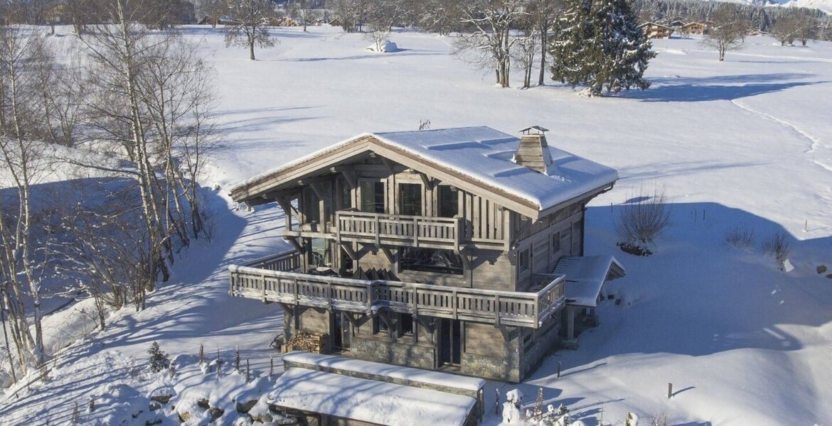 Chalet de lujo en Megève con  vistas al Mont Blanc