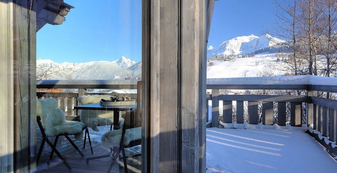 Chalet de lujo en Megève con  vistas al Mont Blanc