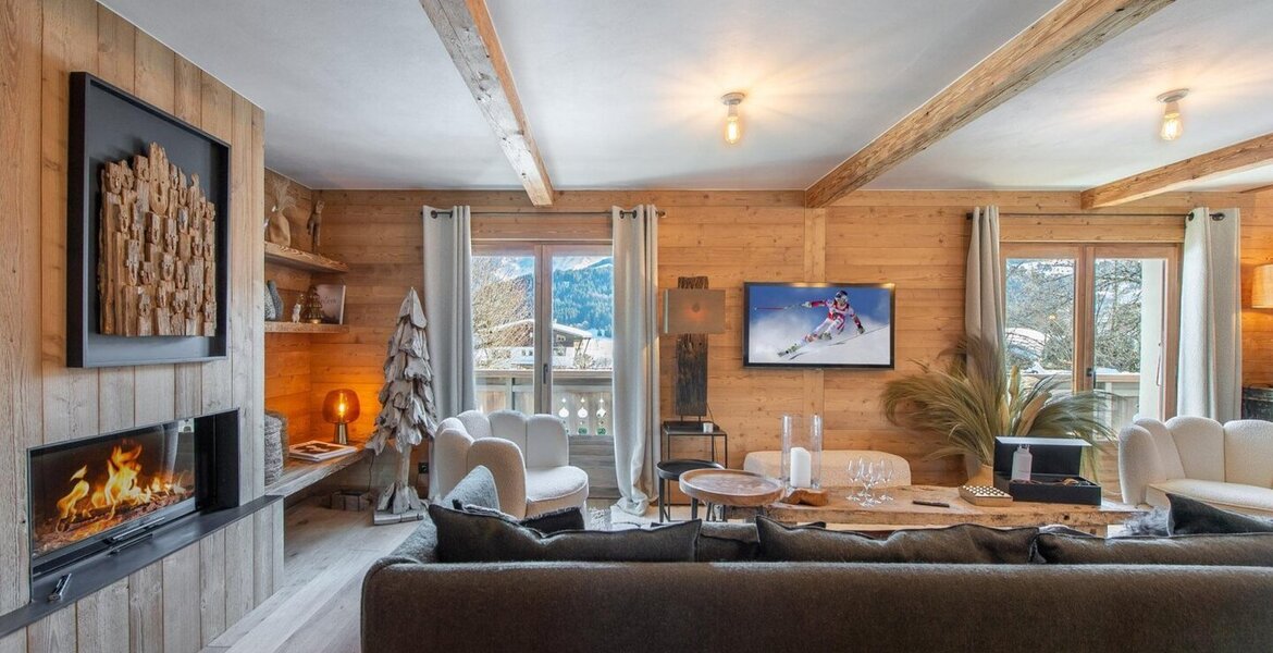 Chalet de lujo en Megève para unas vacaciones de esquí 