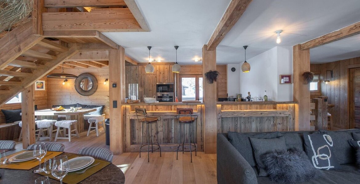 Chalet de luxe à Megève pour des vacances au ski