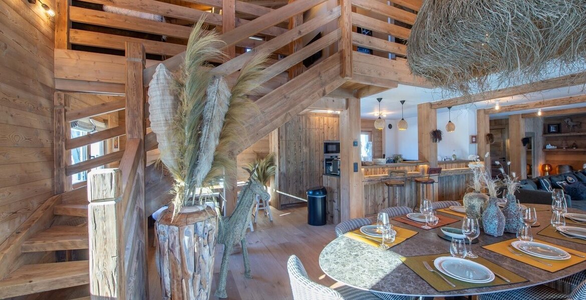 Chalet de lujo en Megève para unas vacaciones de esquí 