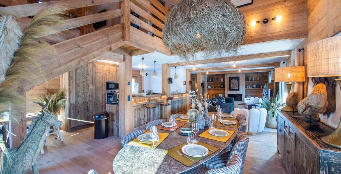 Chalet de lujo en Megève para unas vacaciones de esquí 