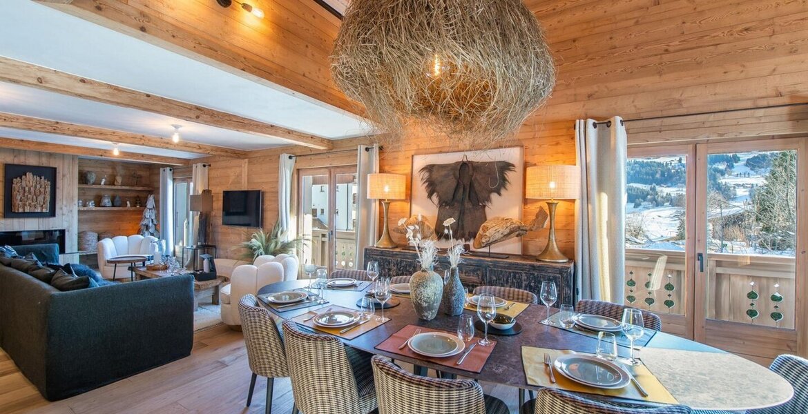 Chalet de luxe à Megève pour des vacances au ski