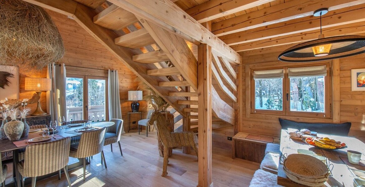 Chalet de lujo en Megève para unas vacaciones de esquí 