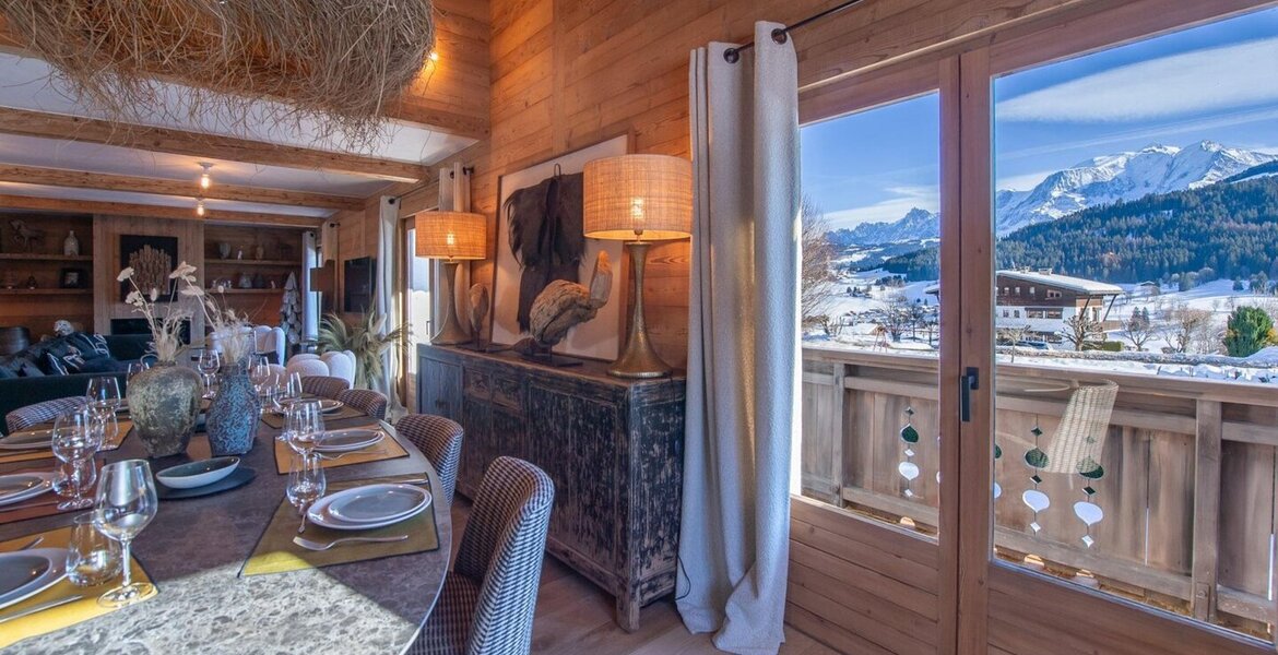 Chalet de luxe à Megève pour des vacances au ski