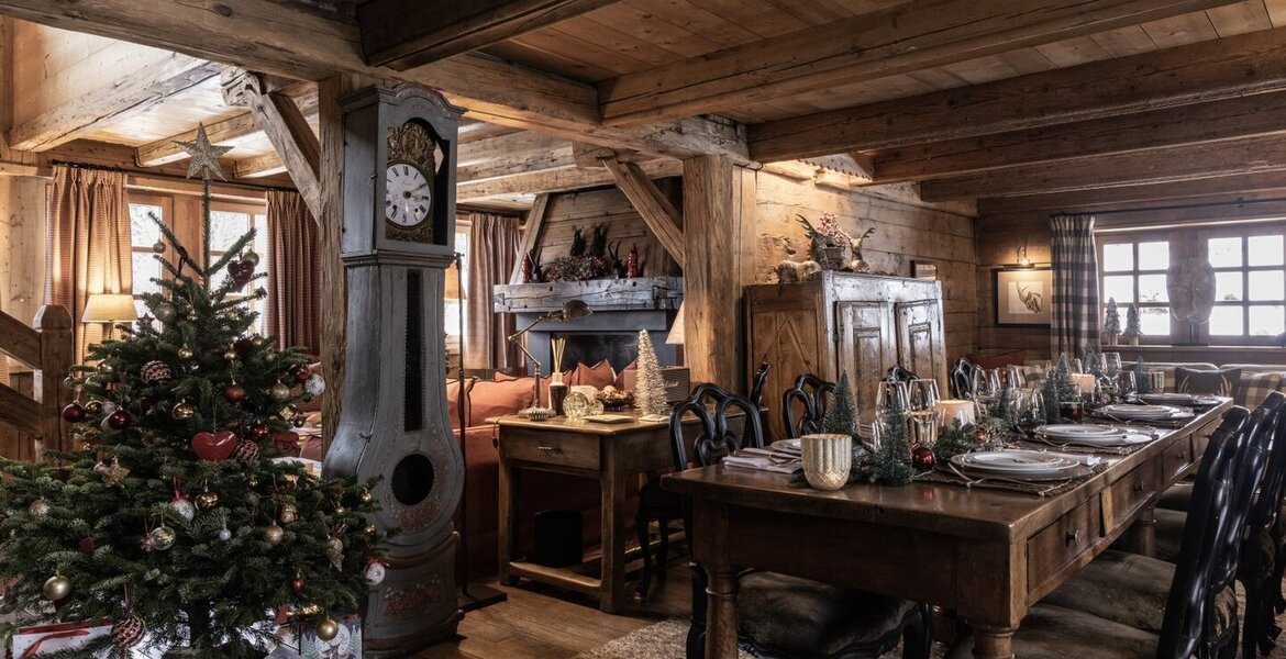 Chalet de lujo en Megève con baño nórdico y sauna