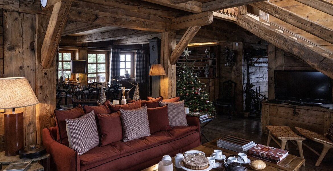 Chalet de lujo en Megève con baño nórdico y sauna