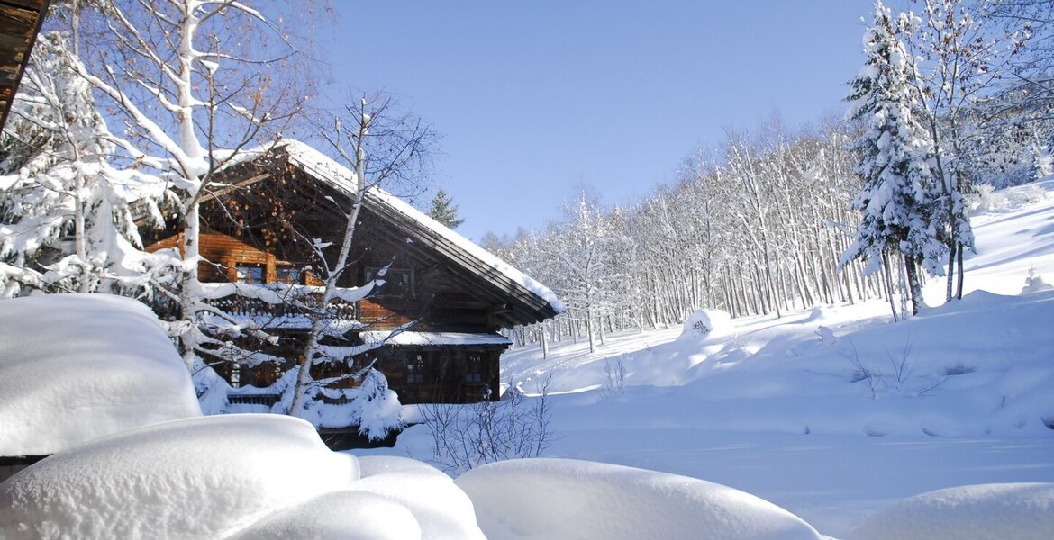 Chalet de lujo en Megève con baño nórdico y sauna