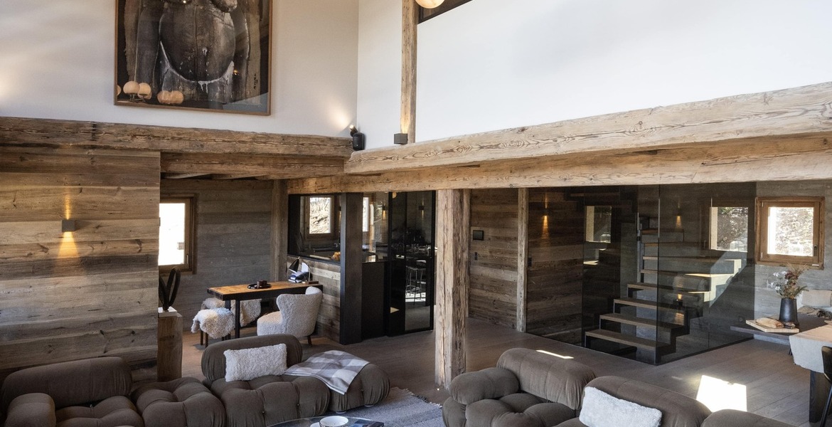 Chalet de luxe à Megève avec piscine et spa