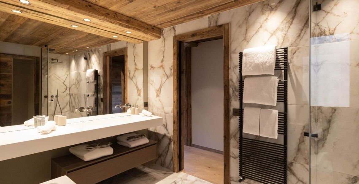 Chalet de luxe à Megève avec piscine et spa