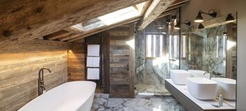 Chalet de luxe à Megève avec piscine et spa