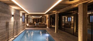 Chalet de lujo en Megève con piscina y spa