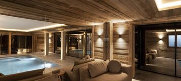 Chalet de lujo en Megève con piscina y spa