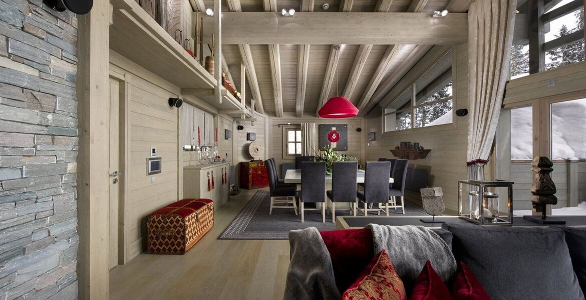 Chalet de lujo en Courchevel 1850 con vistas panorámicas