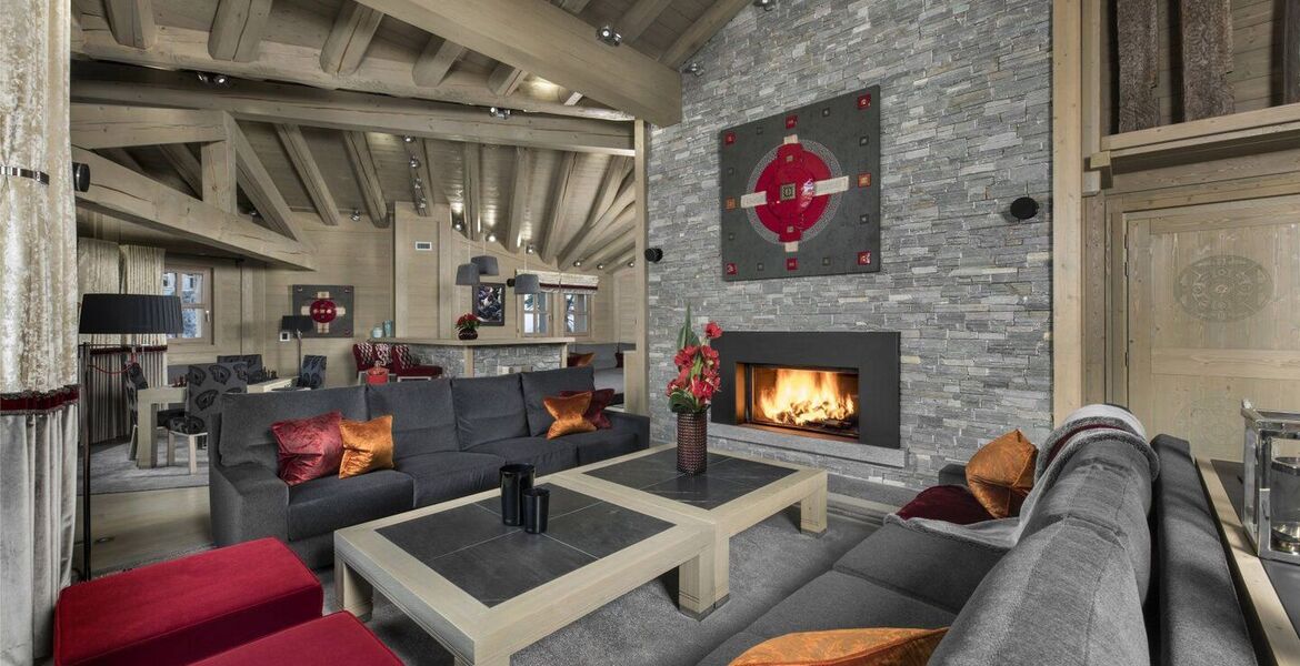 Chalet de lujo en Courchevel 1850 con vistas panorámicas