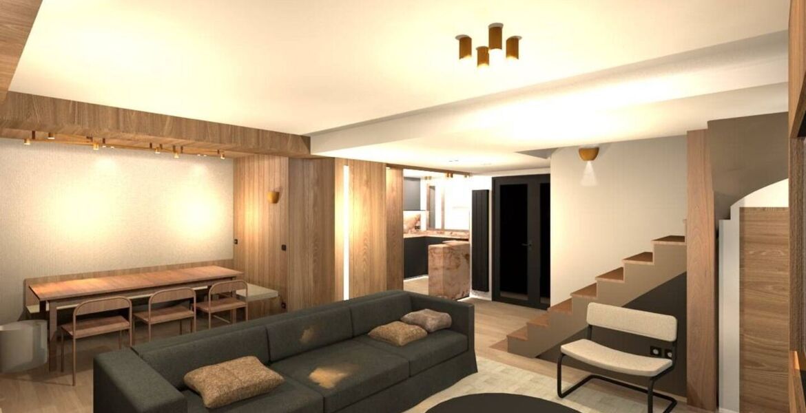 Apartamento de lujo en Courchevel con terraza