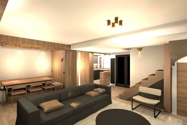 Apartamento de lujo en Courchevel con terraza