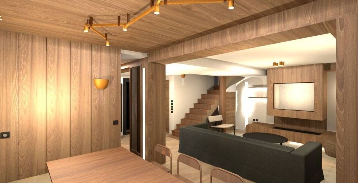 Apartamento de lujo en Courchevel con terraza