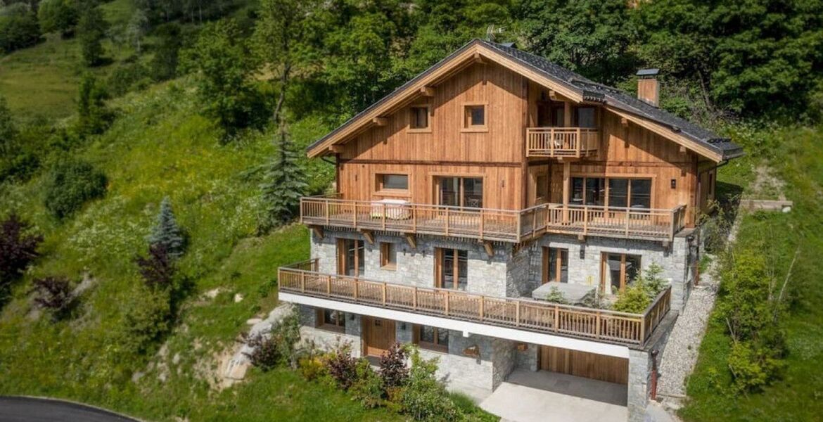 Chalet de lujo en Méribel con impresionantes vistas y jacuzz