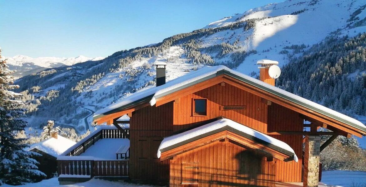 Charmant chalet de ski à Mottaret avec vue imprenable