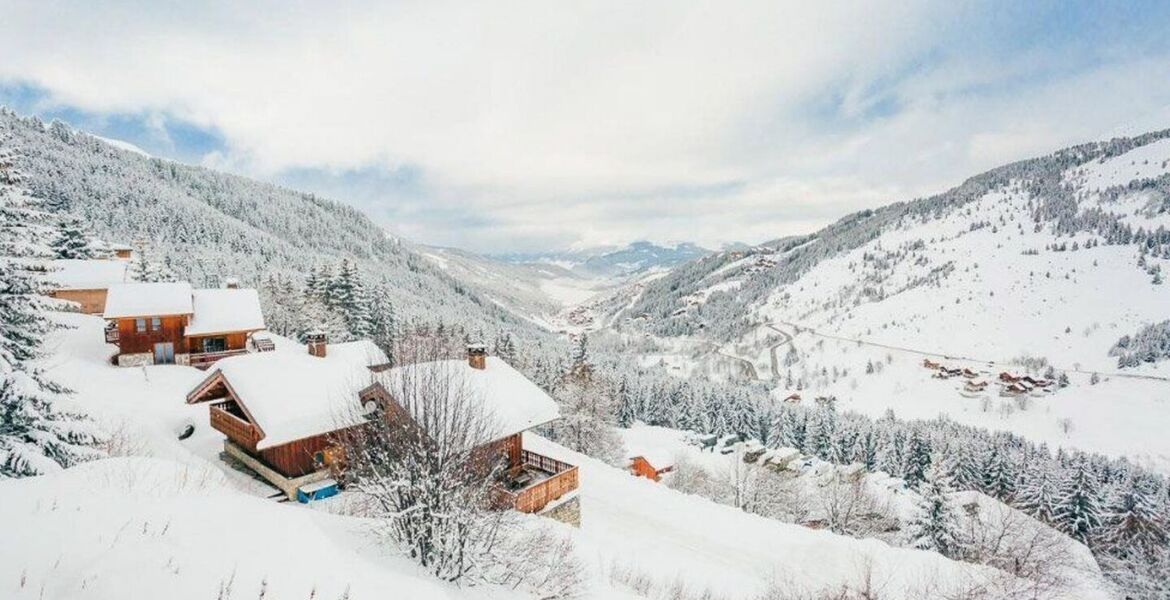 Charmant chalet de ski à Mottaret avec vue imprenable