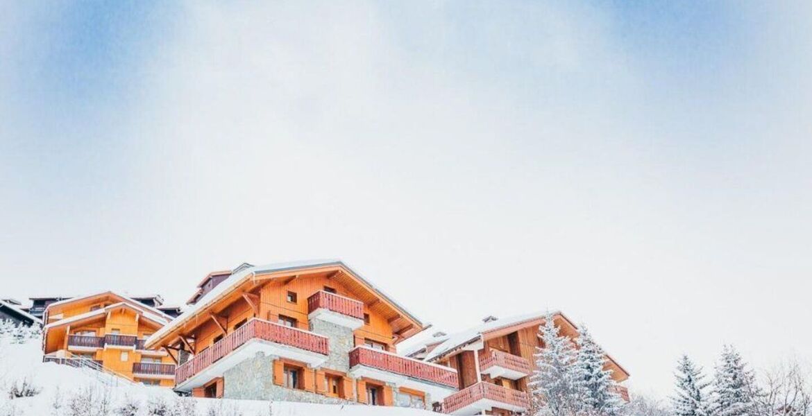 Charmant chalet de ski à Mottaret avec vue imprenable