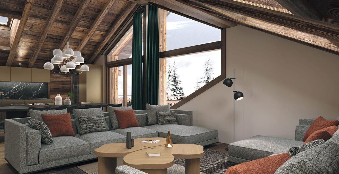 Duplex en attique à MERIBEL