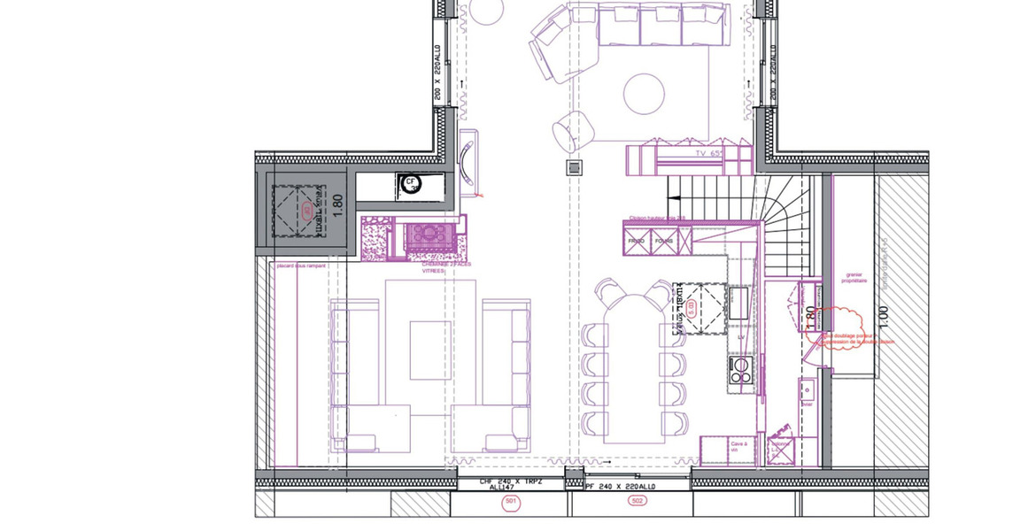 Duplex en attique à MERIBEL