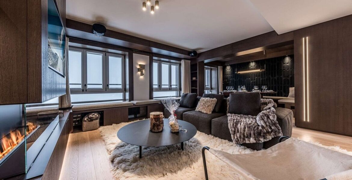 Appartement de luxe à Courchevel avec terrasse