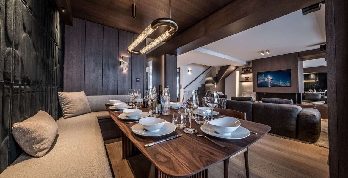 Apartamento de lujo en Courchevel con terraza