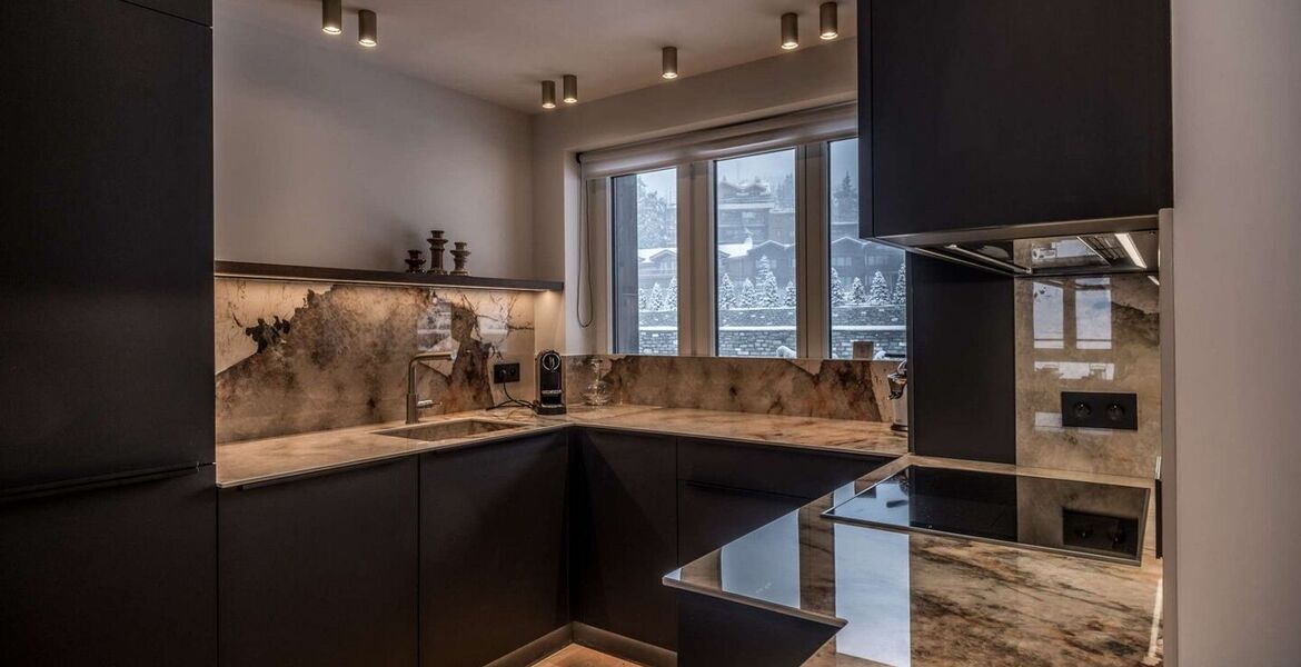 Apartamento de lujo en Courchevel con terraza