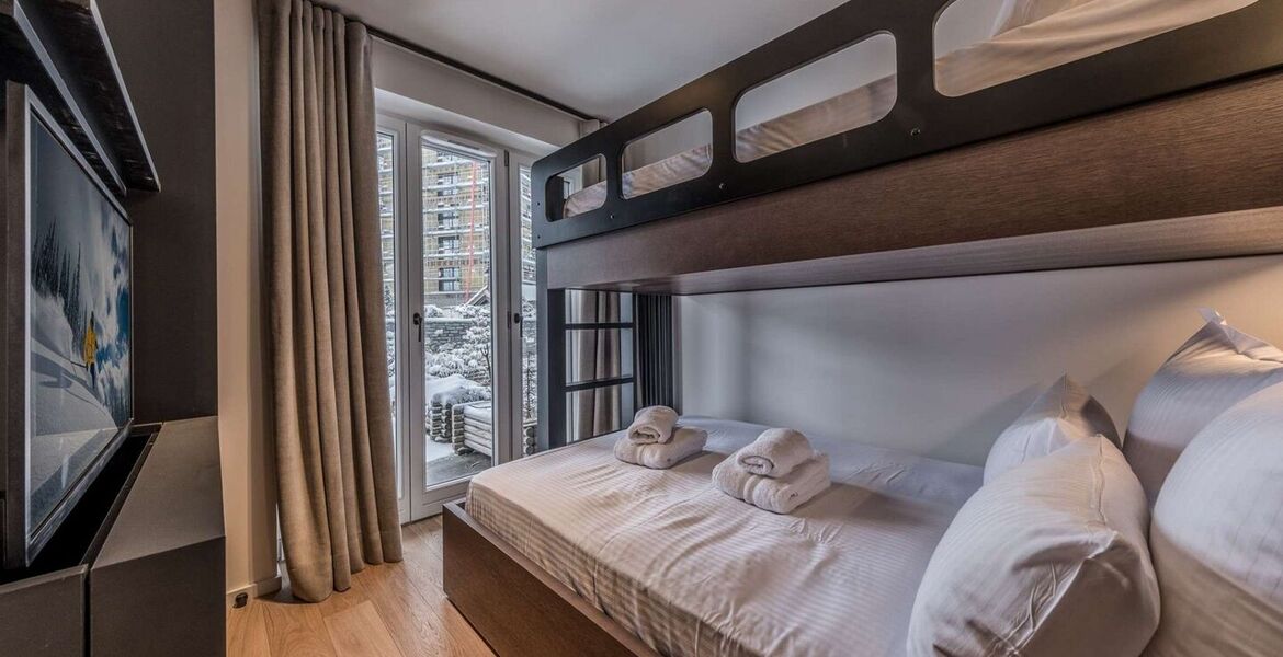 Apartamento de lujo en Courchevel con terraza