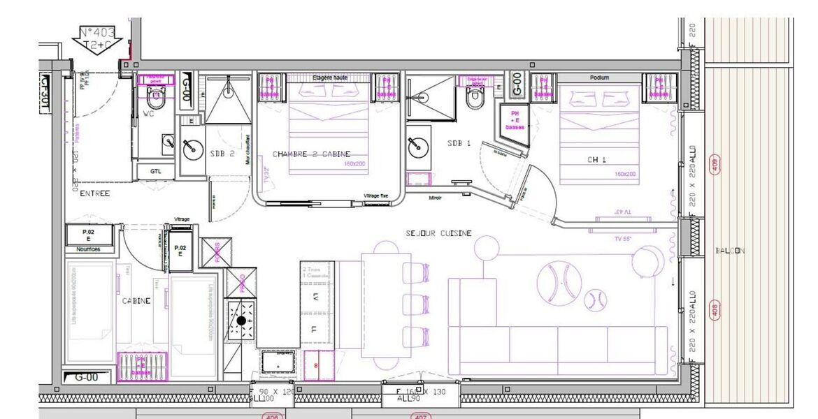 Apartamento de lujo en Méribel